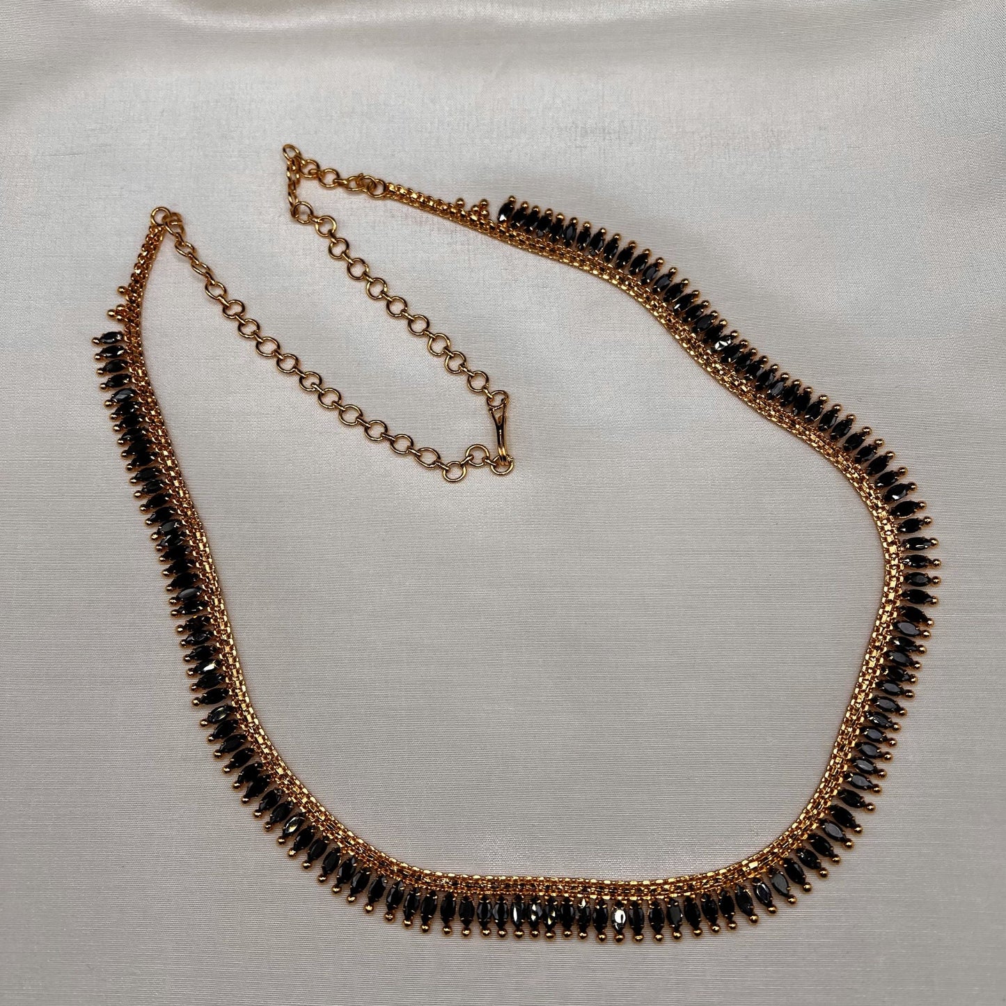 Fashion - Classic Black Antique Traditional Necklace Set